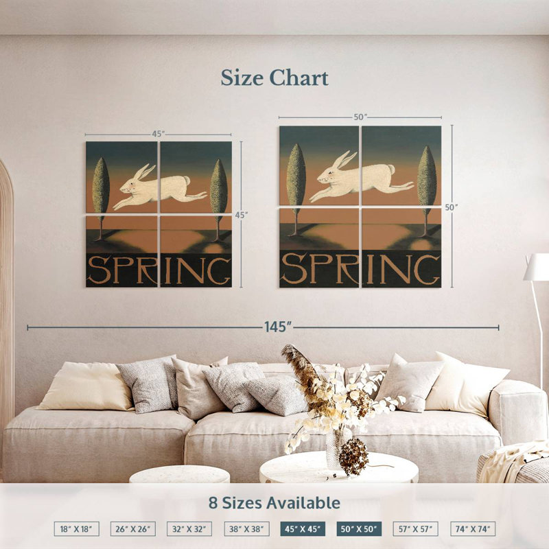 Brampt Joyful Spring I, 45'' H x 45'' W