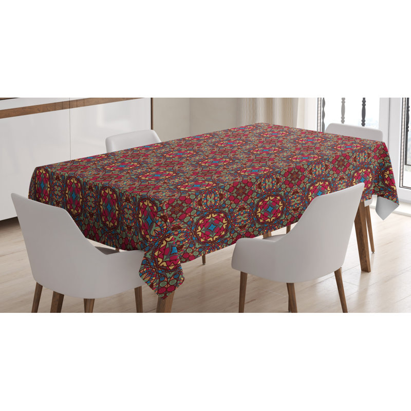 Geometric Tablecloth, 90" x 60"