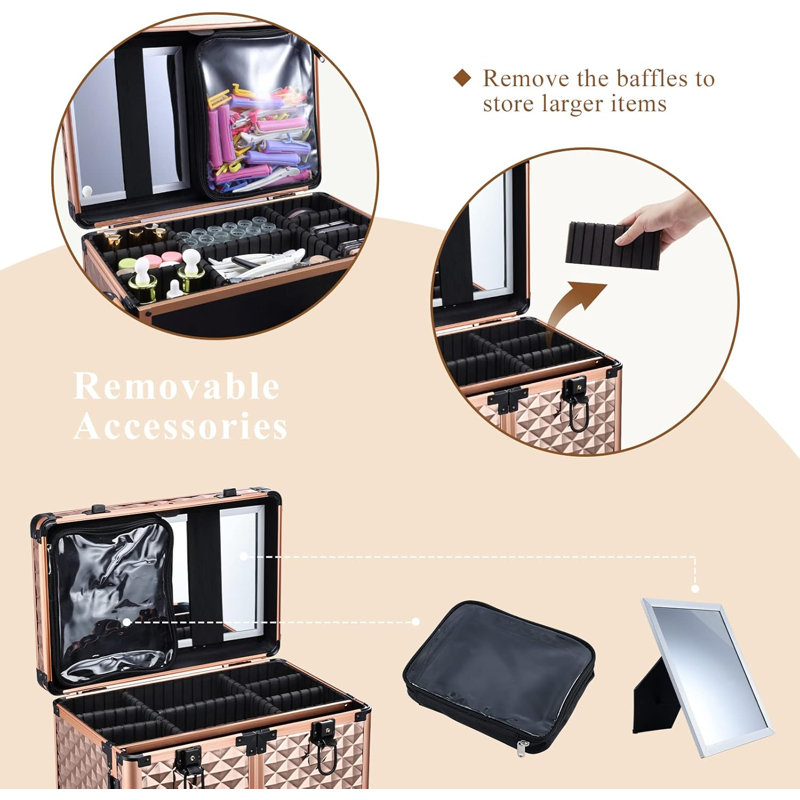 Boîte de maquillage professionnelle