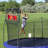 Skywalker Sports Double Basketball Accessory Kit – 15 Ft Round Trampoline