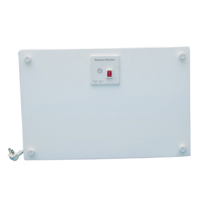 AmazeHeater LLC 100 Watt 340 BTU Electric Wall Mounted Space Heater