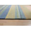 Green Hand-Knotted Wool Chromatic Stripes Geometric Modern Contemporary Carpet Rug-460203295