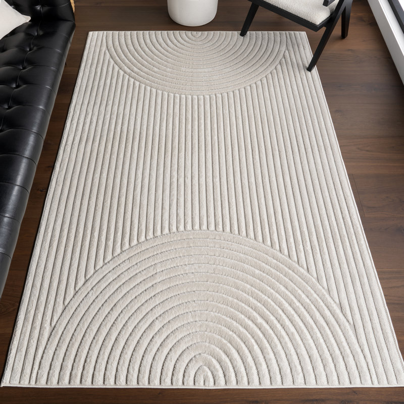 Tapis géométrique intérieur / extérieur Latitude Run® Zia, Rectangle 10 pi x 14 pi