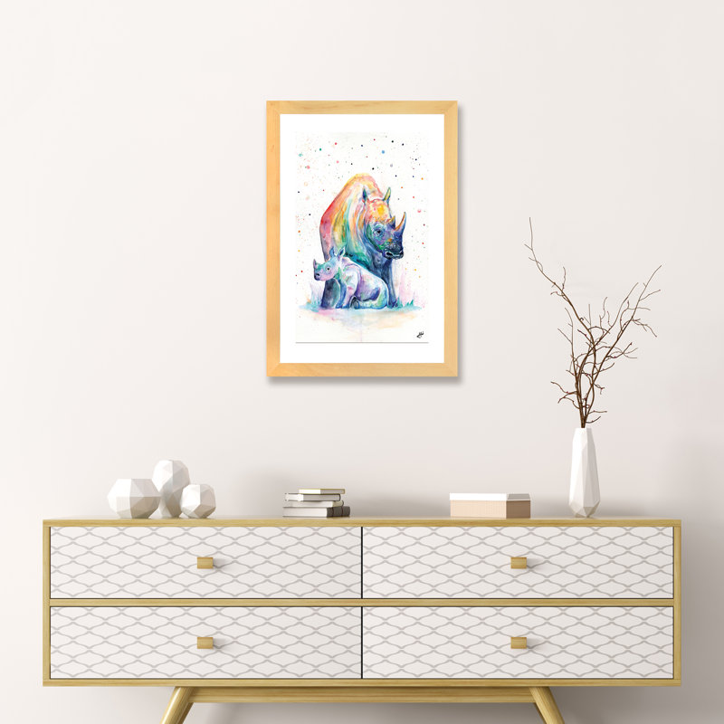 Abri sur toile, Papier encadré naturel, H 32 po x l 24 po x P 1 po