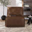 Fauteuil inclinable électrique Callum, cacao, similicuir-1619504535