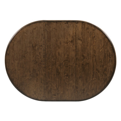 Skylinn Extendable Round Solid Wood Dining Table