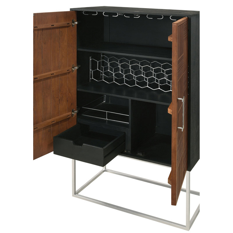 Armoire de bar 2 portes Washoe