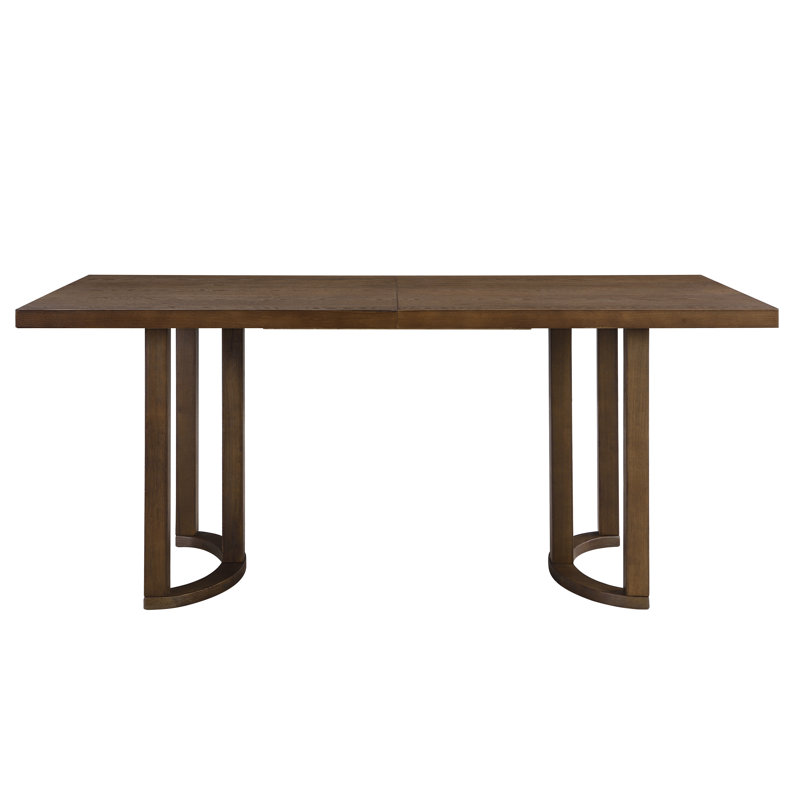 Harlan Rectangular Dining Table, 30" H x 69" L x 35" W, Walnut