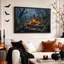 Art mural sur toile, lanterne rougeoyante-1345564634