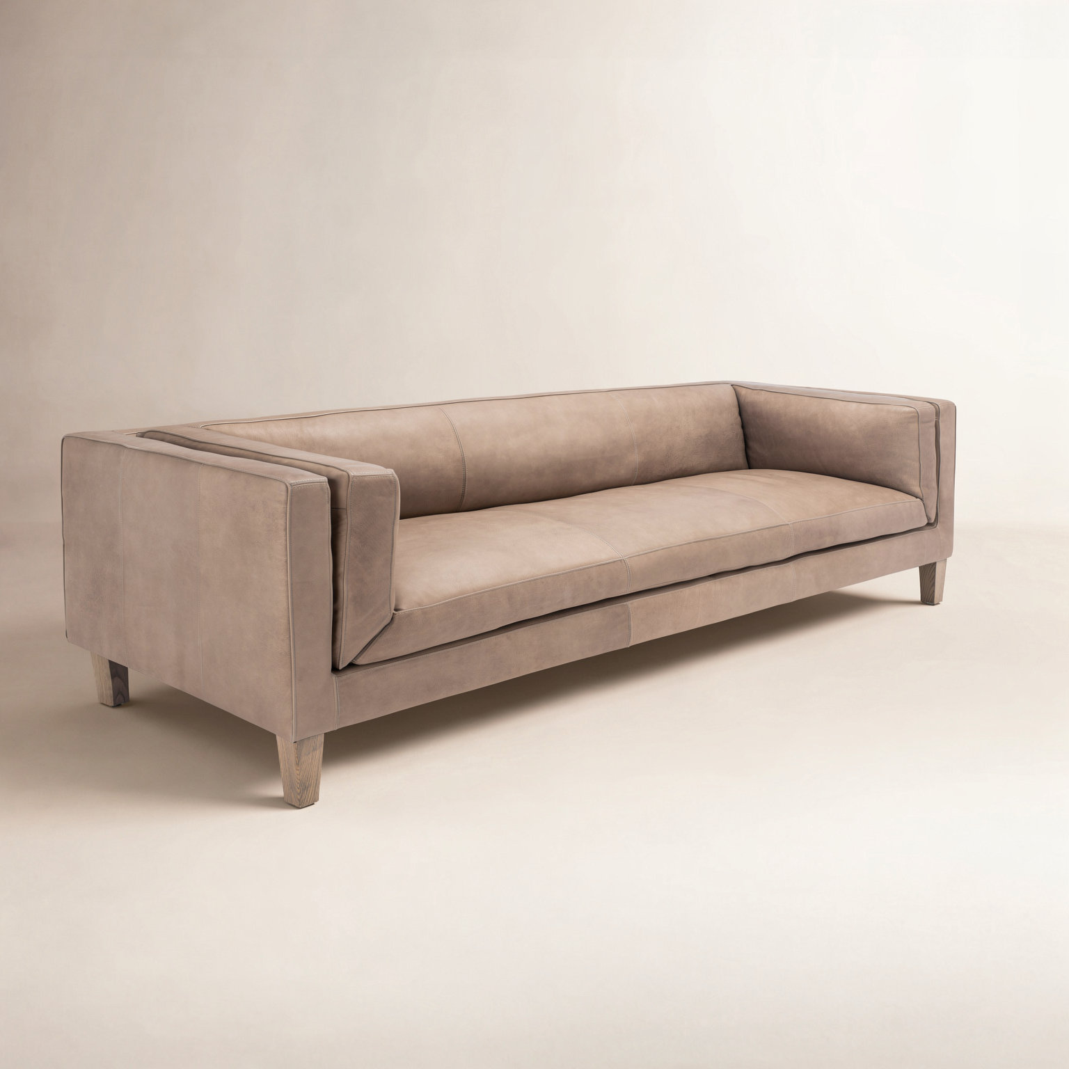 Bernadette 88.2'' Genuine Leather Sofa