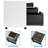 Mount-It! Three Drawer Cabinet for Under Desk with Wheels with Lock for Files, and Materials, White