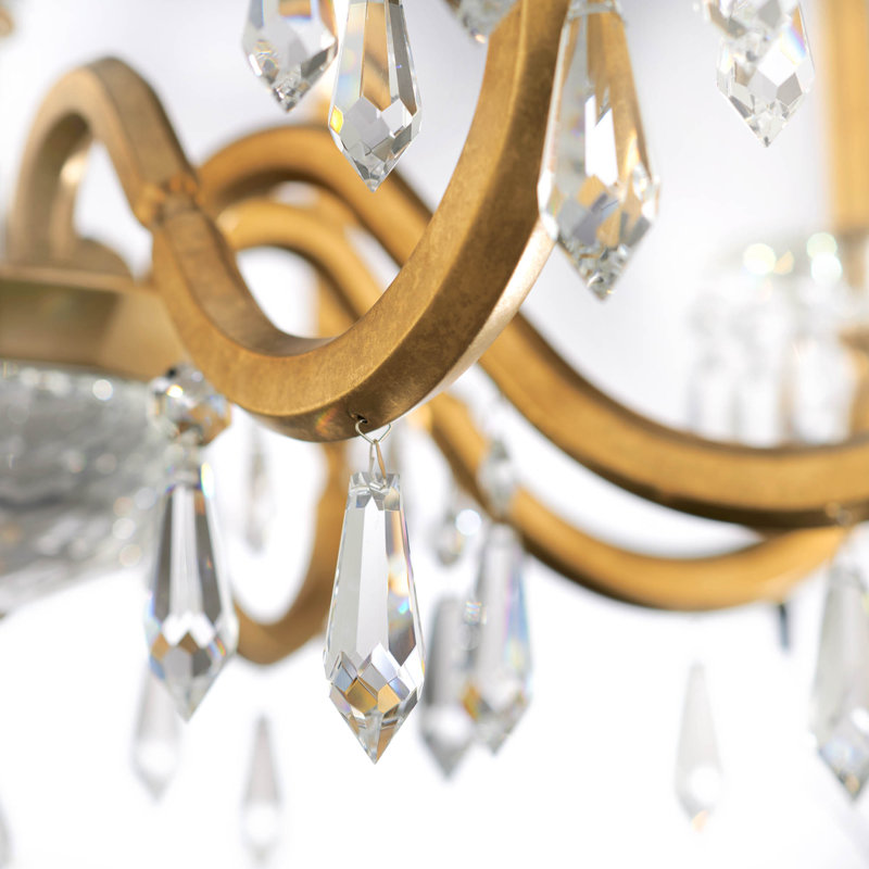 Napoli 8 - Light Chandelier, Heirloom Gold
