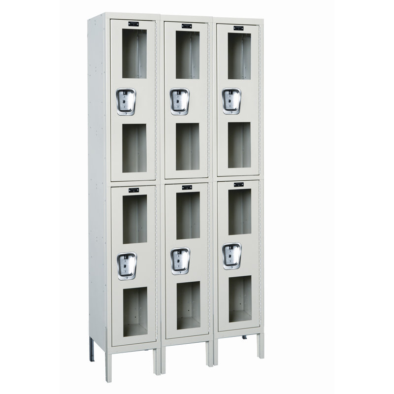 Casier de support à 2 étages 3 Safety-View, L 36 po x P 15 po x H 78 po