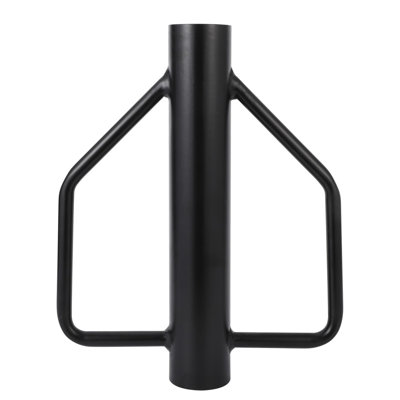 Post Hole Driver 8 LB Black Fence Post Driver T Post Driver Metal Manual Fence Post Hammer with Handle for Installing Fence Posts