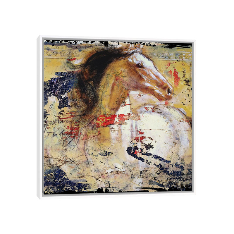 «Italian Passion I», reproduction d'art sur toile encadrée, 26" x 26", Framed Canvas, White