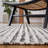 Soderquist Flatweave Black/Ivory Area Rug-1940880292