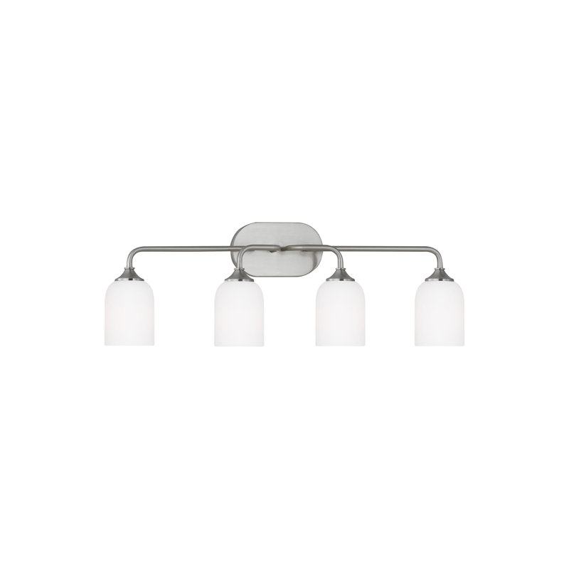 Emile Extra Large Vanity from Generation Lighting , Brushed Steel, Yes