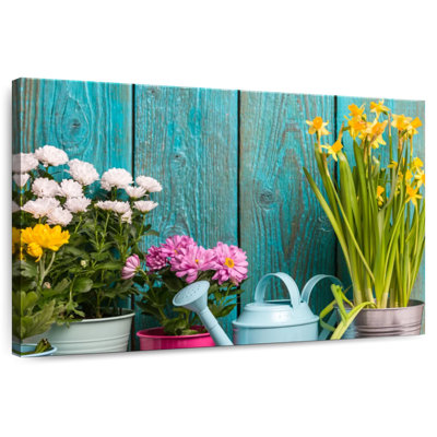 Senne Flowers In Tin Pots