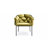 Lawncrest 18'' H Upholstered Metal Armchair-1201940201-1201940203