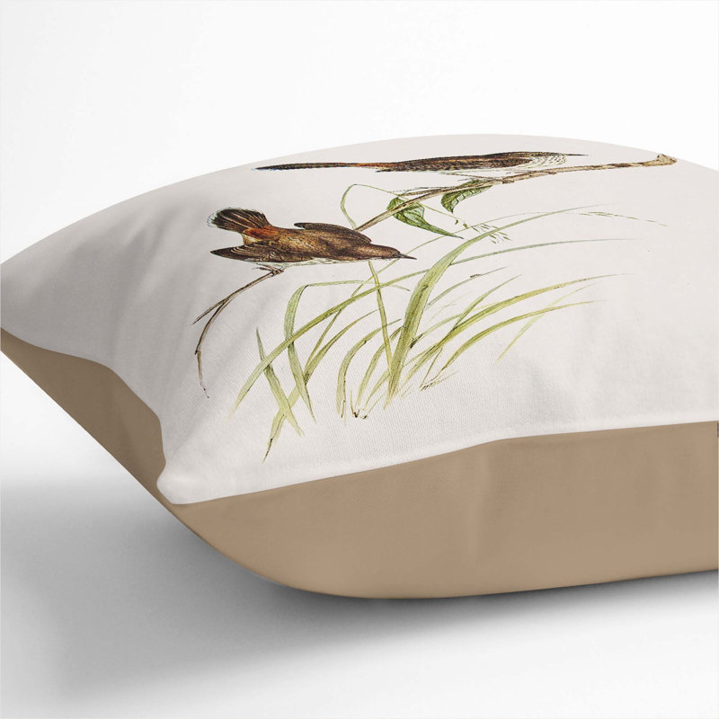 Square Throw Cushion, 55cm H x 55cm W x 20cm D, Stone