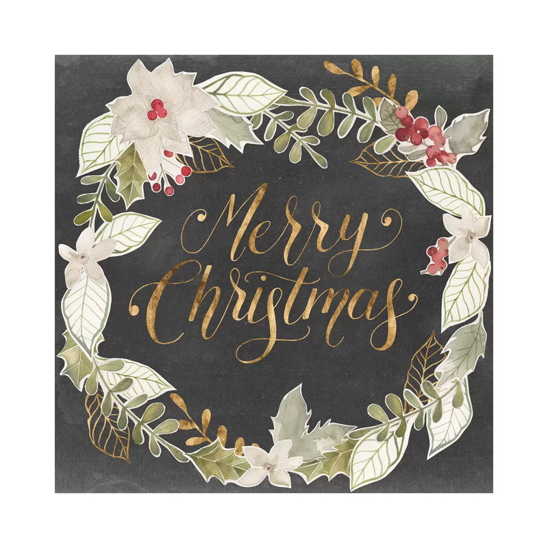 Gilded Christmas I by Grace Popp - Wrapped Canvas Print, 66.04 cm H x 66.04 cm W