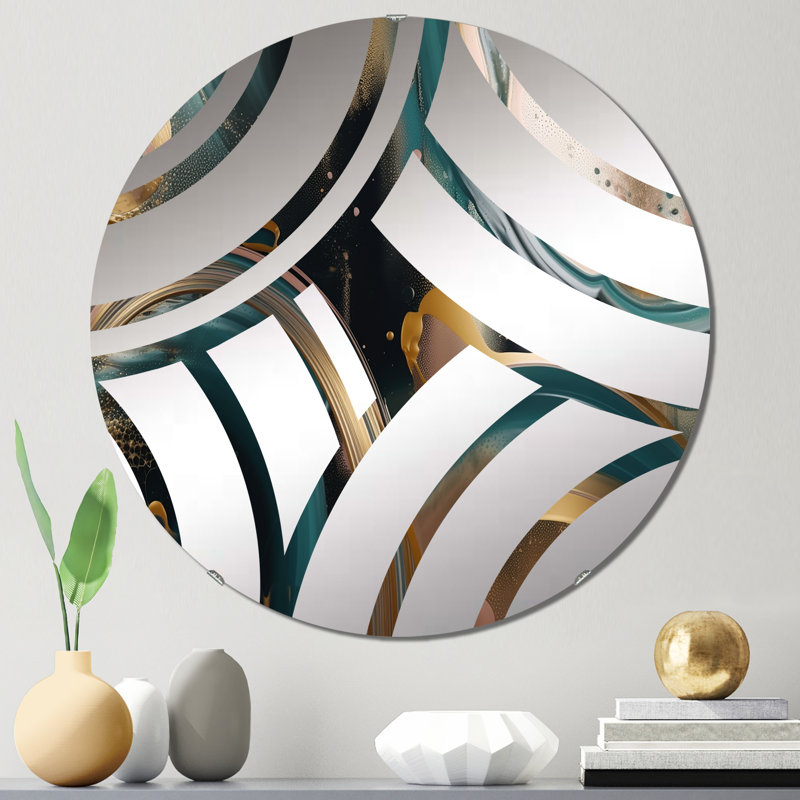 Landess - Miroir décoratif, 23,6 po x 23,6 po