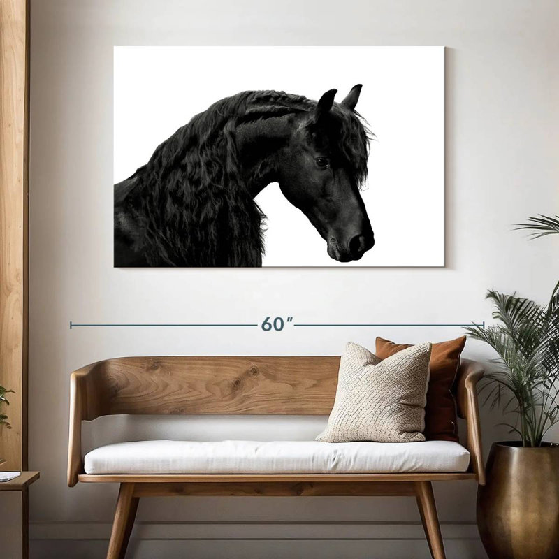 Classic Black I, 32" H x 48" W