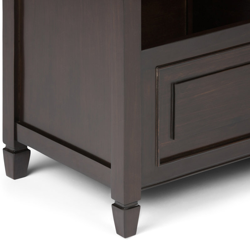 Entryway Storage Bench, Dark Brown