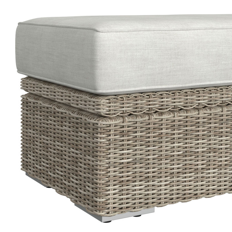 Repose-pieds Oglesby - naturel et beige oléfine