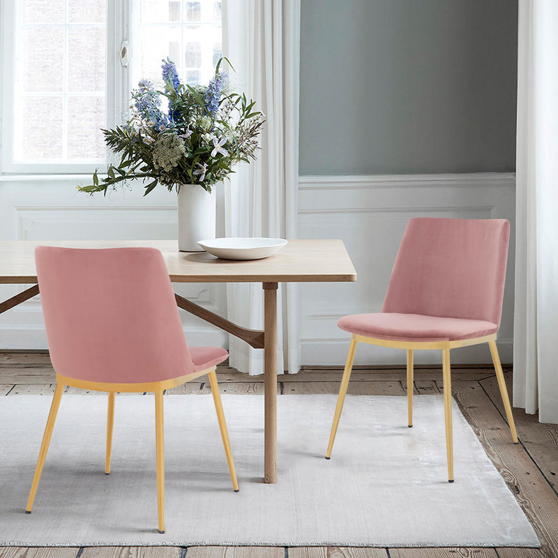 Chaise d'appoint Tortez, Rose