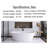 66.9'' x 33.5'' Soaking Solid Surface Bathtub