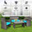 Koirala 8 - Person Patio Conversation Set with Cushions-142216372