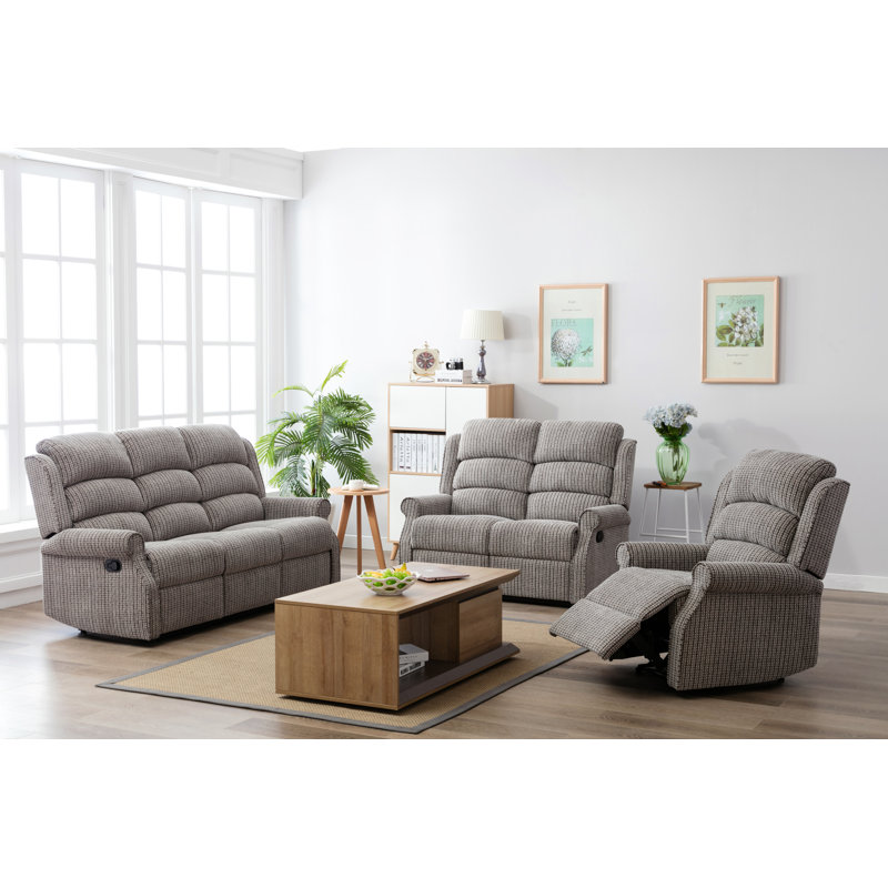 Lainey Reclining Sofa, Latte, 3