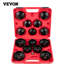 Oil Filter Socket Set, 14 Pcs Oil Filter Wrench Set, Sturdy Steel Oil Filter Socket,
