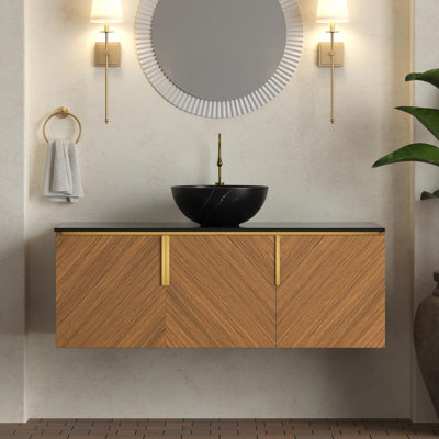 Meuble-lavabo 48 po avec lavabo en céramique
