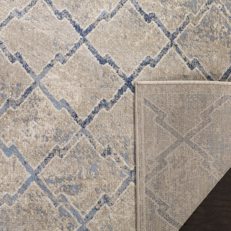 Kopia Geometric Hand Woven Area Rug, Rectangle 183 x 274 cm