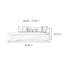 Creative curved flannelette casual chaise lounge-103324705