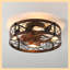 Ventilateur de plafond avec lumières DEL Jauneta