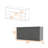Oklahoma Wall Cabinet, Two Doors-1328272178