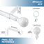 Tringle à rideaux simple ajustable Plante Ball-1749283297-1749283310