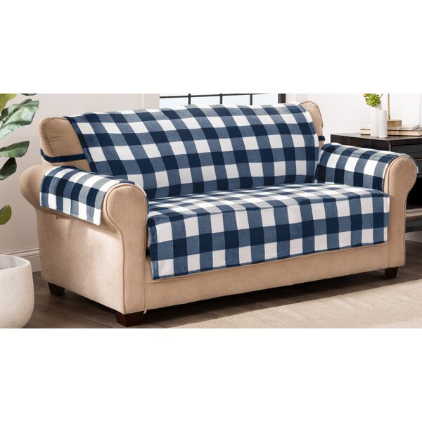 Checkered Color Matching Large Non-slip Pet Mat Couch Cover-FunnyFuzzy