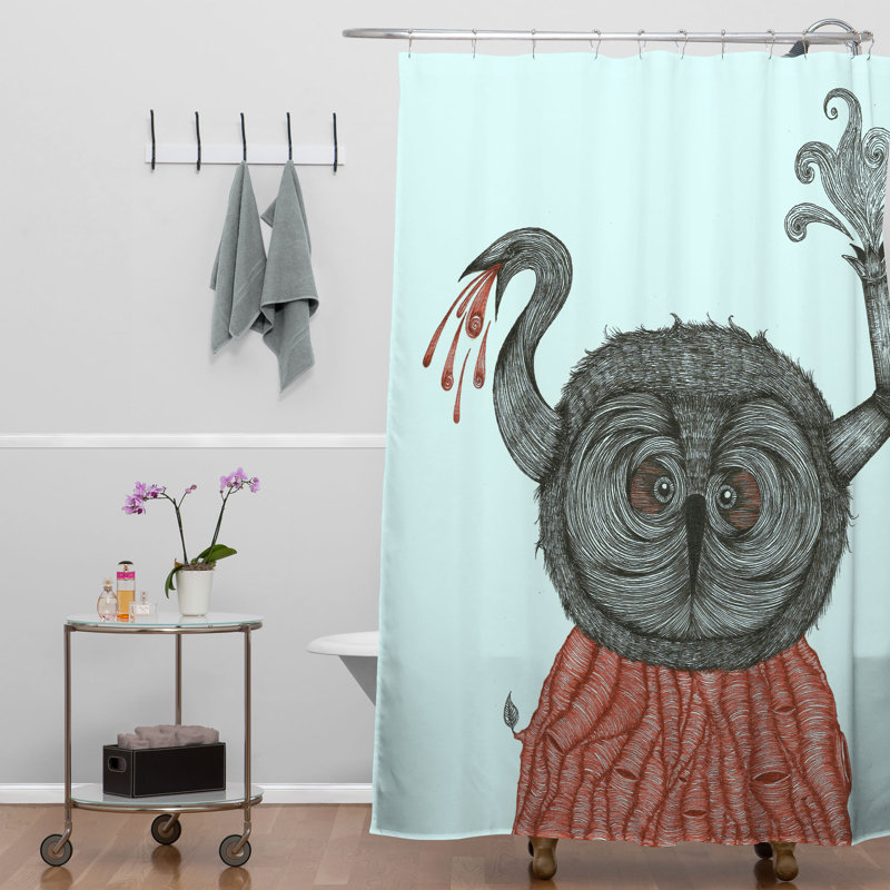Rideau de douche simple