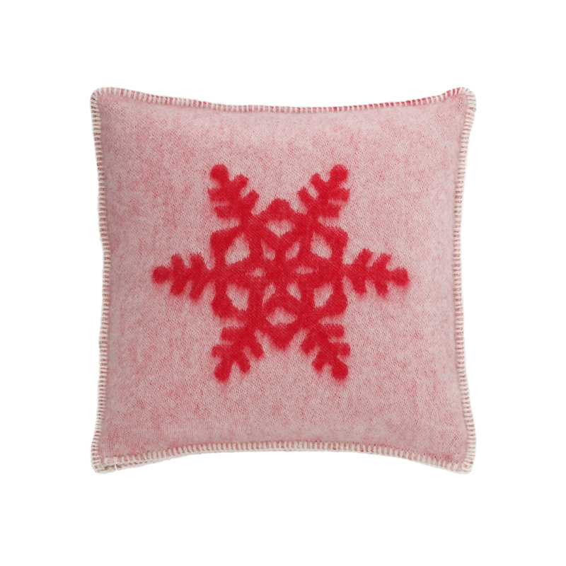 Square Cushion Cover, Red