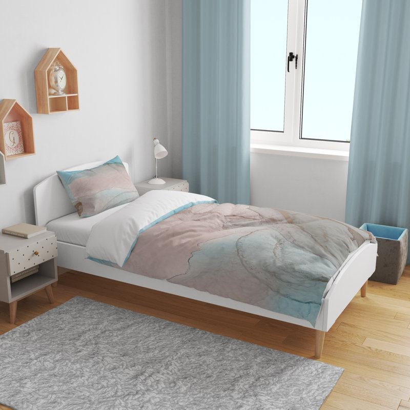 Abstract Duvet Cover, King Duvet Cover + 2 King Shams