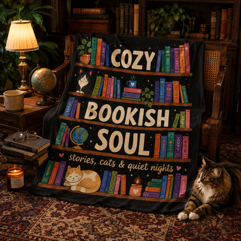 Jeté Cozy Bookish Soul