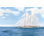 "Voilier blanc majestueux" par James Wiens - peinture sur toile tendue