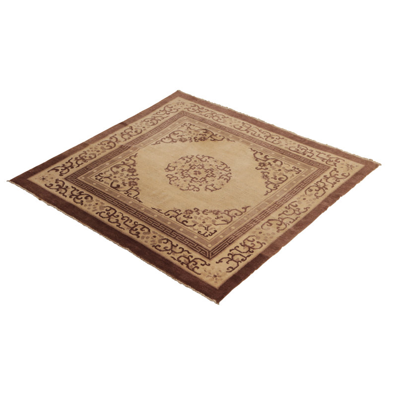 One-of-a-Kind 5'9" X 5'11" Hand Knotted Area Rug