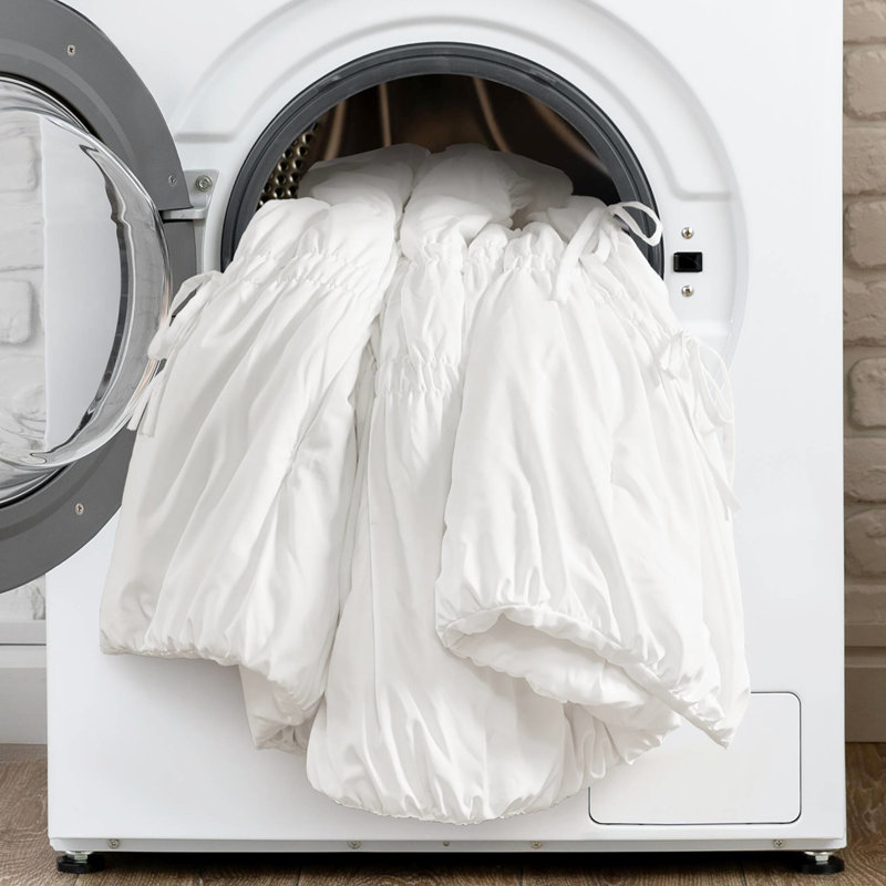3 pièces Édredon très grand de style champêtre français, conception romantique sur et taies décoratives, microfibre brossée, chaleur moelleuse, approuvé norme 100, literie lavable à la machine, campagne, confort, 100, entretien