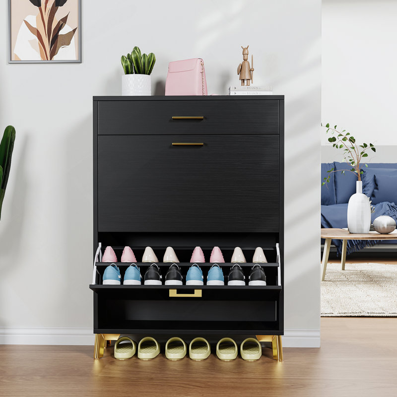 Shoe Cabinet, Black