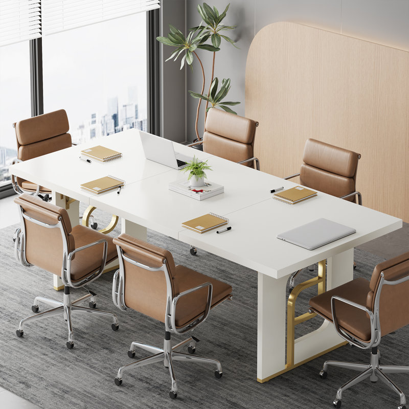 Otega 70.9'' Rectangle Executive Computer Desk, White